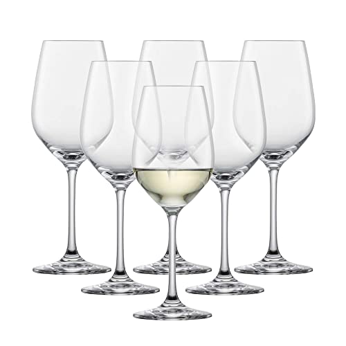 SCHOTT ZWIESEL Weißweinglas Viña (6er-Set), zeitlose Weingläser für Weißwein, spülmaschinenfeste Tritan-Kristallgläser, Made in Germany (Art.-Nr. 110485) von Schott Zwiesel