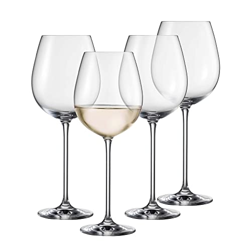 Schott Zwiesel Weißweinglas Vinos (4er-Set), anmutige Weingläser für Weißwein, spülmaschinenfeste Tritan-Kristallgläser, Made in Germany (Art.-Nr. 130012) von Schott Zwiesel