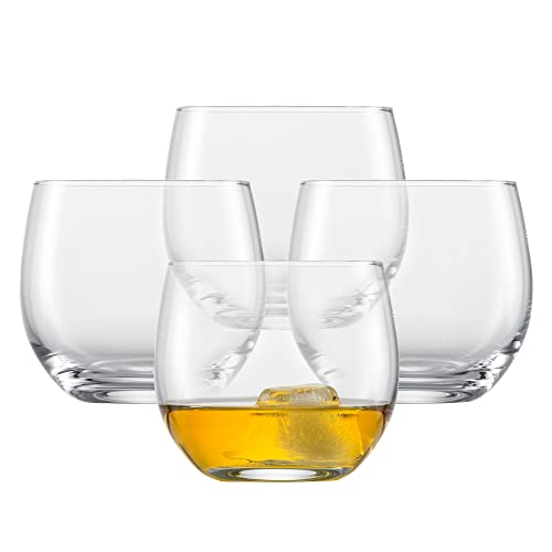 SCHOTT ZWIESEL Whiskyglas For You (4er-Set), bauchige Tumbler für Whisky, spülmaschinenfeste Tritan-Kristallgläser, Made in Germany (Art.-Nr. 121876) von Schott Zwiesel