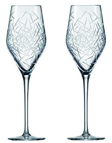 Zwiesel 1872 Hommage Glace 2-teiliges Champagnerglas Set, Kristall, farblos, 8 cm, 2-Einheiten von Schott Zwiesel