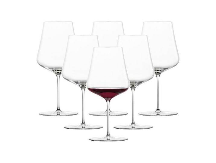 Zwiesel Glas Rotweinglas Duo Burgunder Rotweingläser 739 ml 6er Set, Glas, weiß von Schott-Zwiesel