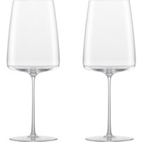 Zwiesel Glas - Simplify Weinglas, fruchtig & fein, 555 ml (2er Set) von Schott Zwiesel