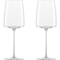 Zwiesel Glas - Simplify Weinglas, leicht & frisch, 382 ml (2er-Set) von Schott Zwiesel
