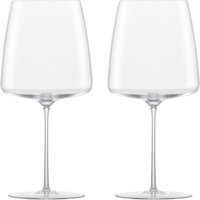 Zwiesel Glas - Simplify Weinglas, samtig & üppig, 740 ml (2er-Set) von Schott Zwiesel