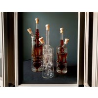 Tequila Glasflasche | 2 in 1 Dekanter Handgefertigt Schnaps Bar-Accessoire Deutsche Meisterglaskunst Karaffe Aus Pyrex von Schradeglass