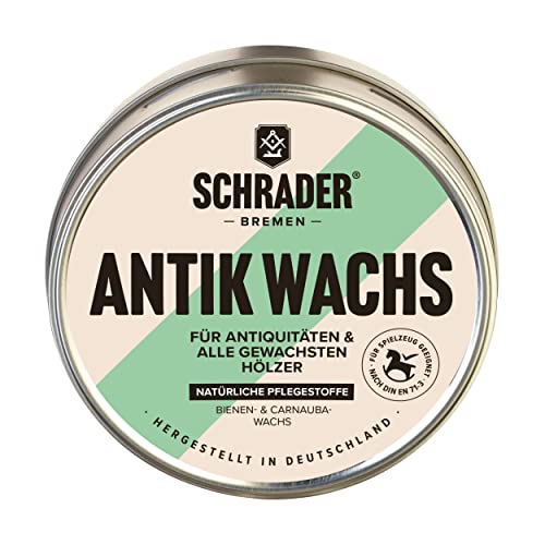 SCHRADER Antik Wachs - Pflegemittel für Holzmöbel - ideal für Auffrischung und Schutz antiker Möbel - 200ml - Made in Germany von Schrader Bremen