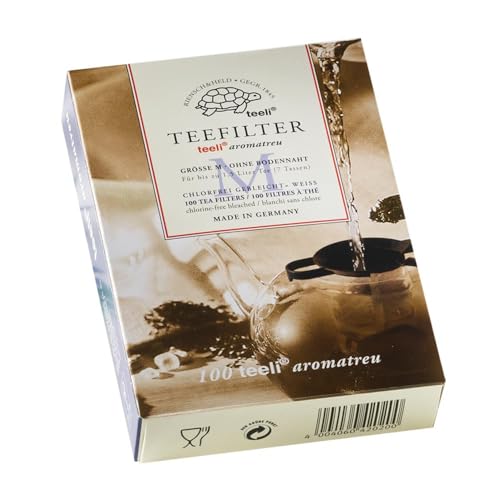 Riensch & Held | Teefilter | extra breite Filtertüten | chlorfrei gebleicht | 100 Stück von Schrader