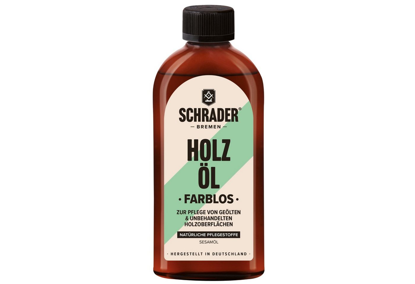 Schrader Holzöl Pflegeöl Farblos - 250ml, für geölten oder noch unbehandelten Holzoberflächen - Made in Germany Schrader Holzöl Pflegeöl Farblos - 250ml, für geölten oder noch unbehandelten Holzoberflächen - Made in Germany von Schrader