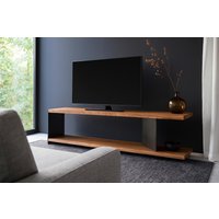 Eichenholz Lowboard Sideboard Stahl Massiv von SchraederInterior