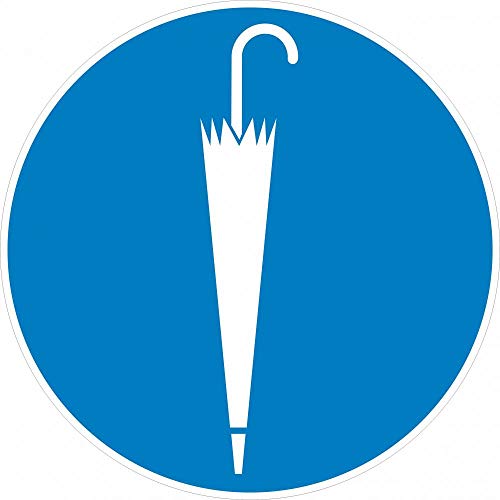 Schild: Schirmständer - Aluminiumschild 100mm von Schrall