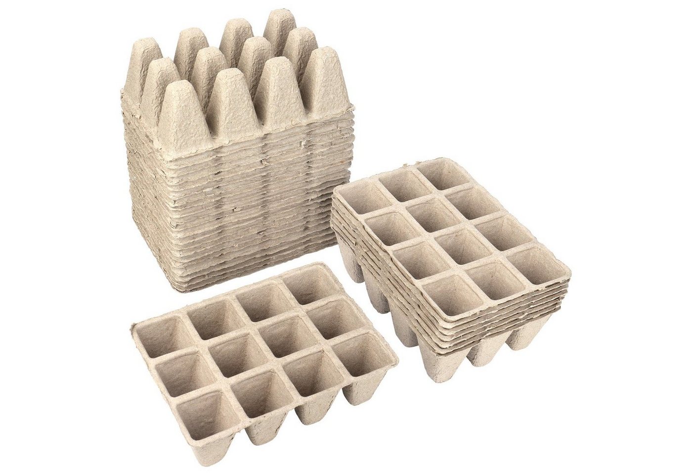 Schramm Kräutertopf Schramm® Anzuchttöpfe aus Zellulose Höhe 5 cm für 144, 240 oder 360 Pflanzen biologisch abbaubarer Pflanztopf (360 St) von Schramm