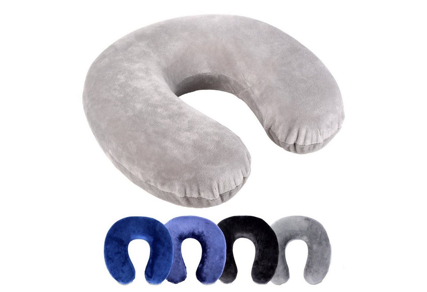 Schramm Nackenhörnchen Rocco Schramm e.K. Nackenkissen 4 Farben wählbar Reisekissen Nackenhörnchen orthopädisches Nackenstützkissen Memory-Schaum Travel Neck Pillow von Schramm