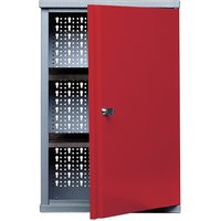 Hängeschrank mit 2 Einlegeböden + 1 Lochrückwand, HxBxT 600 x 400 x 190 mm, rot von Jungheinrich PROFISHOP