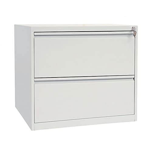 Schrank & Stuhl Hängeregisterschrank Hängemappenschrank doppelbahnig für DIN A4 (Lichtgrau (RAL 7035), 2 Schübe) von Schrank & Stuhl