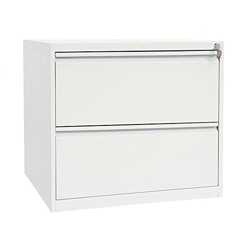 Schrank & Stuhl Hängeregisterschrank Hängemappenschrank doppelbahnig für DIN A4 (Weiss (9016), 2 Schübe) von Schrank & Stuhl