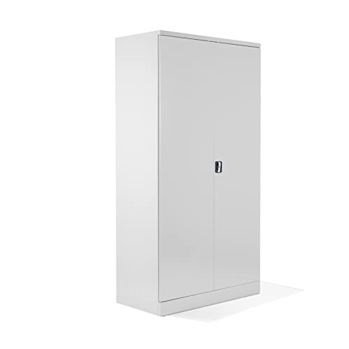 Schrank & Stuhl XXL Werkzeugschrank – Werkstattschrank/Stahlschrank mit 4 höhenverstellbaren, vollverzinkten Fachböden, 195x92x60, Weiß Schrank & Stuhl XXL Werkzeugschrank – Werkstattschrank/Stahlschrank mit 4 höhenverstellbaren, vollverzinkten Fachböden, 195x92x60, Weiß von Schrank & Stuhl