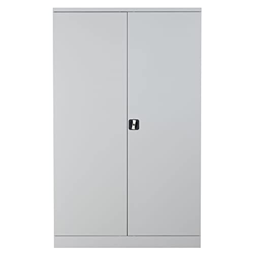 Schrank & Stuhl Stahlschrank Werkstattschrank Aktenschrank grau | Höhe 195 cm - KOMPLETT MONTIERT (50, 120) von Schrank & Stuhl