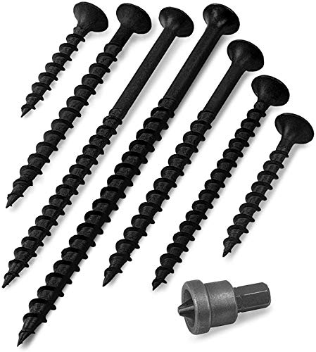 Schnellbauschrauben Gipskarton Schrauben - 1000 Stück - 3,9 x 55 mm Grobgewinde + GRATIS Tiefenstopp-Bit (je 1 Bit pro Bestellung) Trockenbauschrauben phosphatiert von Schrauben-Niro.de