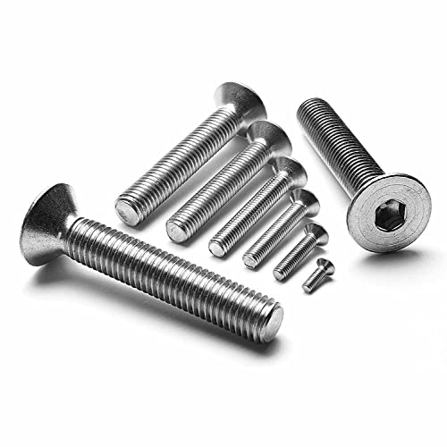 1000 Stück M4 x 50 mm Senkkopfschrauben Edelstahl DIN 7991 Senkkopf Innensechskant A2 V2A VA von Schrauben-Niro.de