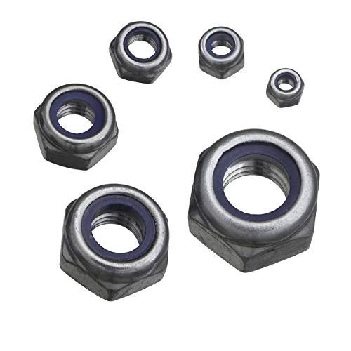 1000 Stück M8 Selbstsichernde Muttern Edelstahl Sechskant Stoppmuttern DIN 985 A4 V4A von Schrauben-Niro.de