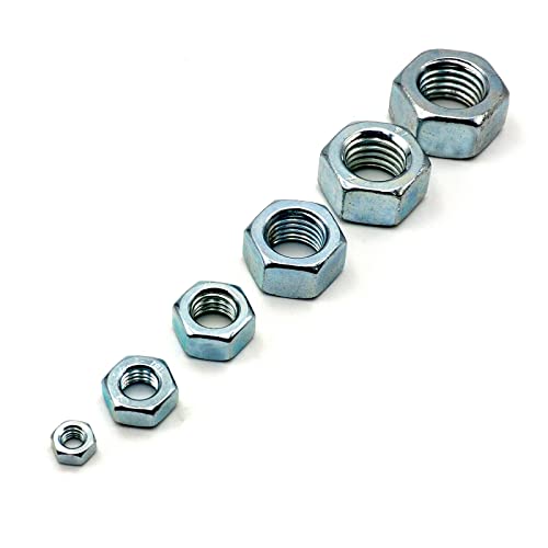 1000 Stück Sechskantmutter DIN 934 / M8 / Material: verzinkt Güteklasse: 8 / Außensechskant Mutter von Schrauben-Niro.de