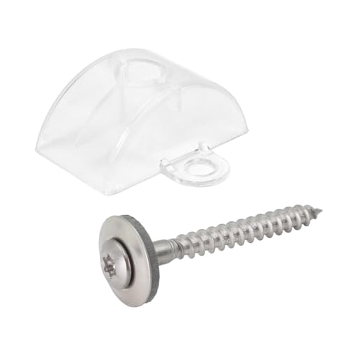 500 Abstandhalter 76/18 Sinus + Spenglerschrauben 4,5x45 TX20 EPDM 15mm A2 V2A Edelstahl zur Befestigung von Wellplatten/Welldach, Lichtplatten zur Verschraubung auf der Hochsicke von Schrauben-Niro.de