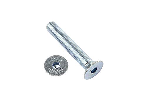 10 Stk Senkschraube DIN 7991 10.9 M5 x 20 galv. verzinkt A2F getempert gal Zn von Schrauben.Expert