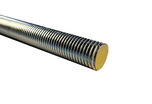 2 Stk Gewindestange DIN 975 - Stahl 8.8 - M12 Linksgewinde - Stahl verzinkt von Schrauben.Expert