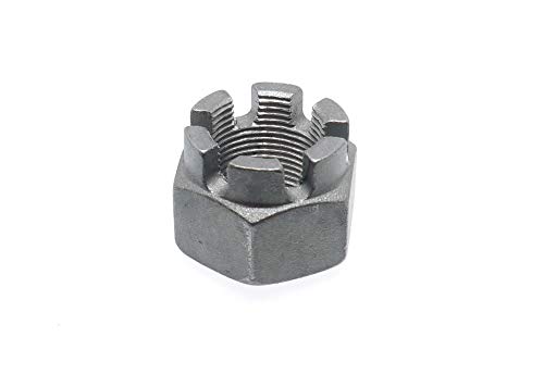 2 Stk Kronenmutter DIN 935 Feingewinde M10 x 1,25 - Stahl von Schrauben.Expert