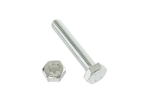 2 Stk Sechskantschraube DIN 933 8.8 M7 x 40 verzinkt von Schrauben.Expert
