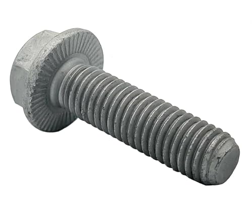 RIPP Sechskant-Flanschschrauben m.Sperr-Ripp Gewinde bis Kopf Kl.100 Stahl Zinklamelle M12x40-100 Stk von SchraubenGigant