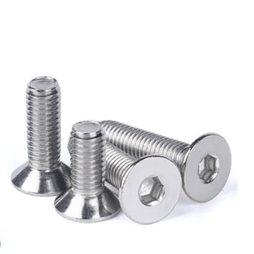 100 Stück Senkschrauben DIN 7991 ISO 10642 galv. verzinkt 8.8 Maschinenschraube M8x16mm von Schraubenbox24