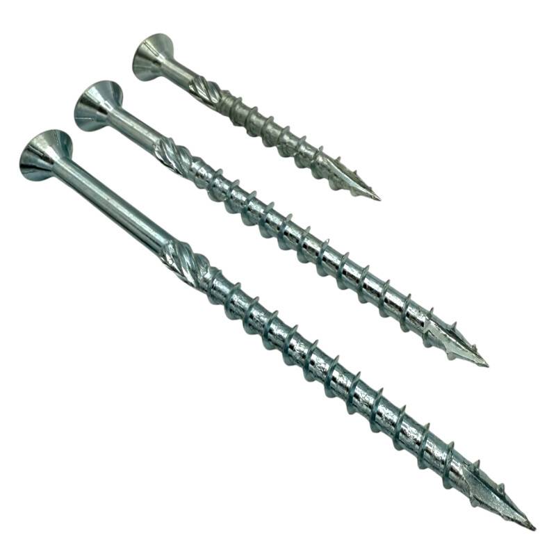 SchraubiFix Holzschraube Senkkopf Teilgewinde TX20 verzinkt mit ETA 4 x 45 mm - 100 Stück von Schraubi®