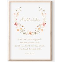 Taufposter Personalisiert | Din A3 A4 A5 Taufgeschenk Geschenk Zur Geburt Taufe Geburtstag Patenbrief Floral Boho Taufposter Personalisiert | Din A3 A4 A5 Taufgeschenk Geschenk Zur Geburt Taufe Geburtstag Patenbrief Floral Boho von SchreibGlanz