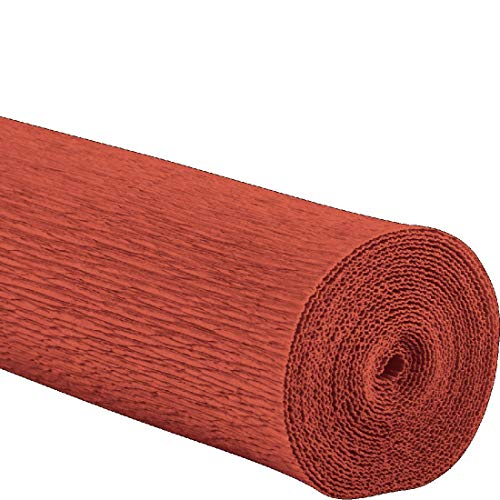 Schreiber Deko Floristenkrepp 50 cm x 250 cm lichtecht, Nicht ausblutend, Hellbraun/Terra 82 von Schreiber Deko