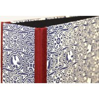 Design - Ordner "Bertl", Blauer Ordner, Mit Leinen von SchreibweiseDE