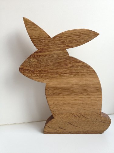 Schreinerei Hartmann Osterhase Michael (Eiche) – Deko Osterhase stehend von Schreinerei Hartmann
