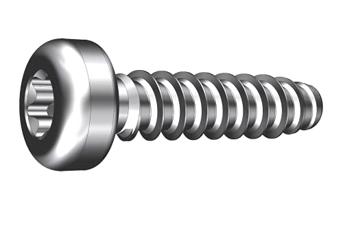 Schriever STSplus 3x14mm Edelstahl Thermoplast-Linsenzylinderkopfschraube KN6039, Anzahl:10 Stück von Schriever STS