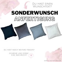 Kissen Kissenhülle Sonderwunsch Eigene Idee Wunschtext Spruch Diy Kissen Kissenhülle Sonderwunsch Eigene Idee Wunschtext Spruch Diy von Schriftzauber