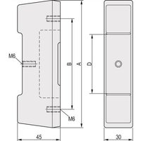 Schroff 20823669 Fuß 2St. von Schroff