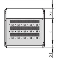 Schroff 22130324 Gestellfachboden (B x T) 600mm x 697mm 1St. von Schroff