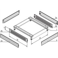 Schroff 23130170 19 Zoll Netzwerkschrank-Seitenwand von Schroff