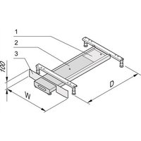 Schroff 23130349 Kippschutz (B x H x T) 800 x 100 x 900mm 1St. von Schroff