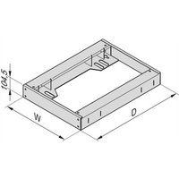 Schroff 23130456 Sockel (B x H x T) 800 x 104.5 x 600mm 1St. von Schroff