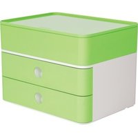 HAN Schubladenbox SMART-BOX PLUS ALLISON 2 Schubladen 1100-80 grün von Jungheinrich PROFISHOP