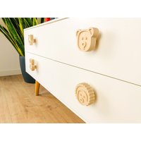 Holzgriff Tiermotive Für Kinderzimmer Kommode Und Schrank - 1 Stück von Schubladenknopf