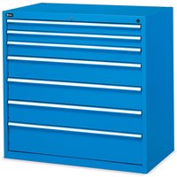 Fami Schubladenschrank Flexa Key Comfort, Schubladen 2x75/1x100/3x150/1x200 mm, HxBxT 1.000 x 1.023 x 600 mm, RAL 5012 lichtblau Fami Schubladenschrank Flexa Key Comfort, Schubladen 2x75/1x100/3x150/1x200 mm, HxBxT 1.000 x 1.023 x 600 mm, RAL 5012 lichtblau von Fami