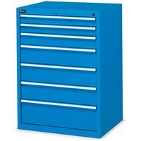Fami Schubladenschrank Flexa Key Comfort, Schubladen 2x75/1x100/3x150/1x200 mm, HxBxT 1.000 x 717 x 600 mm, RAL 5012 lichtblau Fami Schubladenschrank Flexa Key Comfort, Schubladen 2x75/1x100/3x150/1x200 mm, HxBxT 1.000 x 717 x 600 mm, RAL 5012 lichtblau von Fami