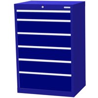 Bedrunka+Hirth Schubladenschrank Profi, Schubladen 1x100 + 4x150 + 1x200 mm, HxBxT 1.019 x 680 x 500 mm, enzianblau/enzianblau Bedrunka+Hirth Schubladenschrank Profi, Schubladen 1x100 + 4x150 + 1x200 mm, HxBxT 1.019 x 680 x 500 mm, enzianblau/enzianblau von Bedrunka+Hirth