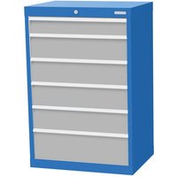 Bedrunka+Hirth Schubladenschrank Profi, Schubladen 1x100 + 4x150 + 1x200 mm, HxBxT 1.019 x 680 x 500 mm, lichtblau/lichtgrau Bedrunka+Hirth Schubladenschrank Profi, Schubladen 1x100 + 4x150 + 1x200 mm, HxBxT 1.019 x 680 x 500 mm, lichtblau/lichtgrau von Bedrunka+Hirth